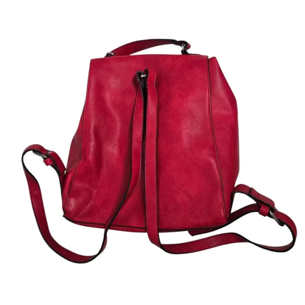 Hot Topic South Side Serpents Riverdale Red Faux Leather Mini Backpack